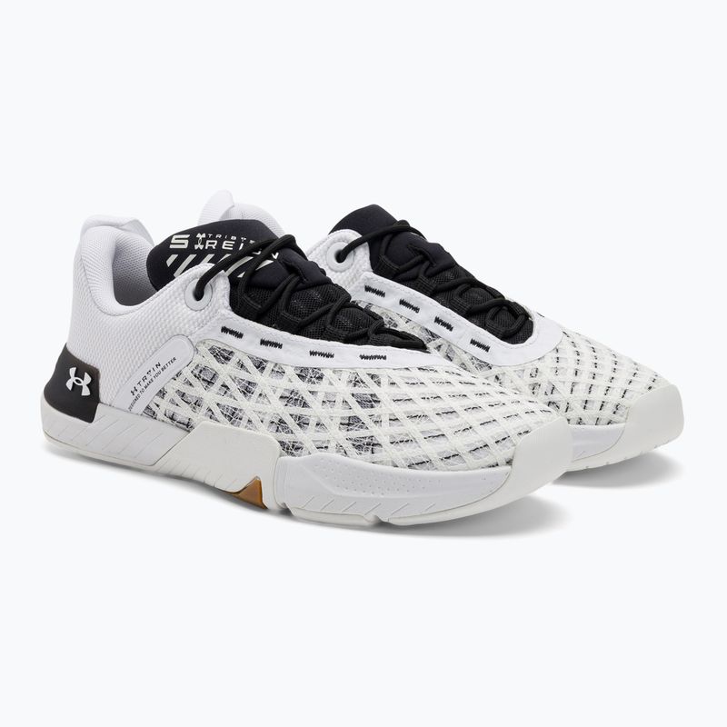 Pánské tréninkové boty Under Armour Tribase Reign 5 white/black/white 4