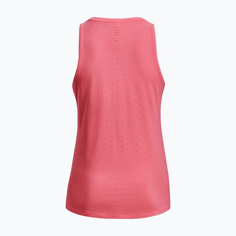 Dámské běžecké tílko Under Armour Iso-Chill Laser Tank růžové 1376811 2