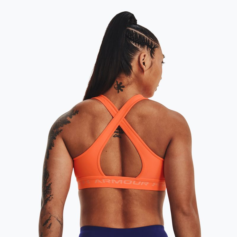 Fitness podprsenka Under Armour Crossback Mid orange 1361034-866 2