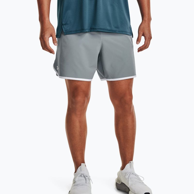 Under Armour Hiit Woven šedé pánské tréninkové šortky 1377027-465