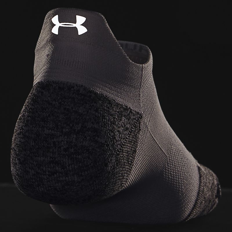 Sportovní ponožky Under Armour Ad Run Cushion 1Pk NS Tab white/halo gray/reflective 2