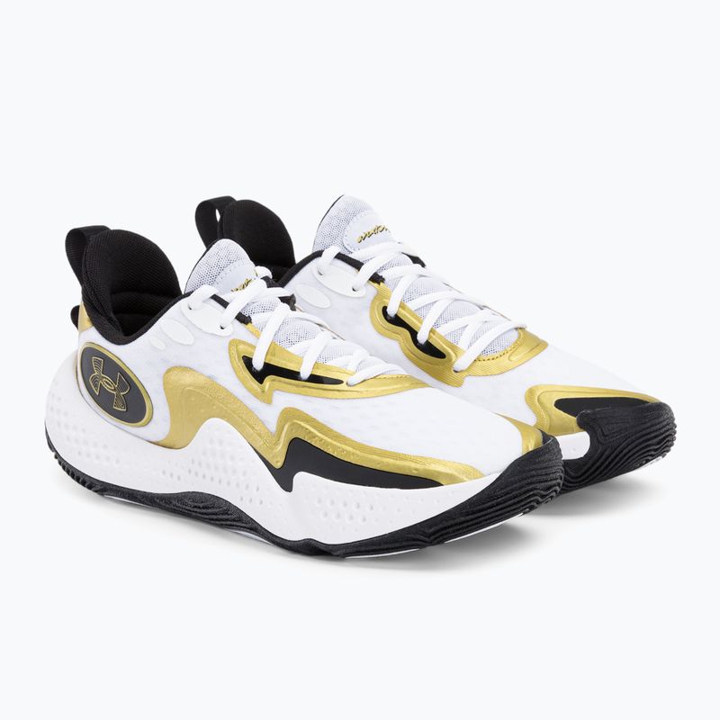 Under Armour Spawn 5 basketbalové boty white 3026285 4