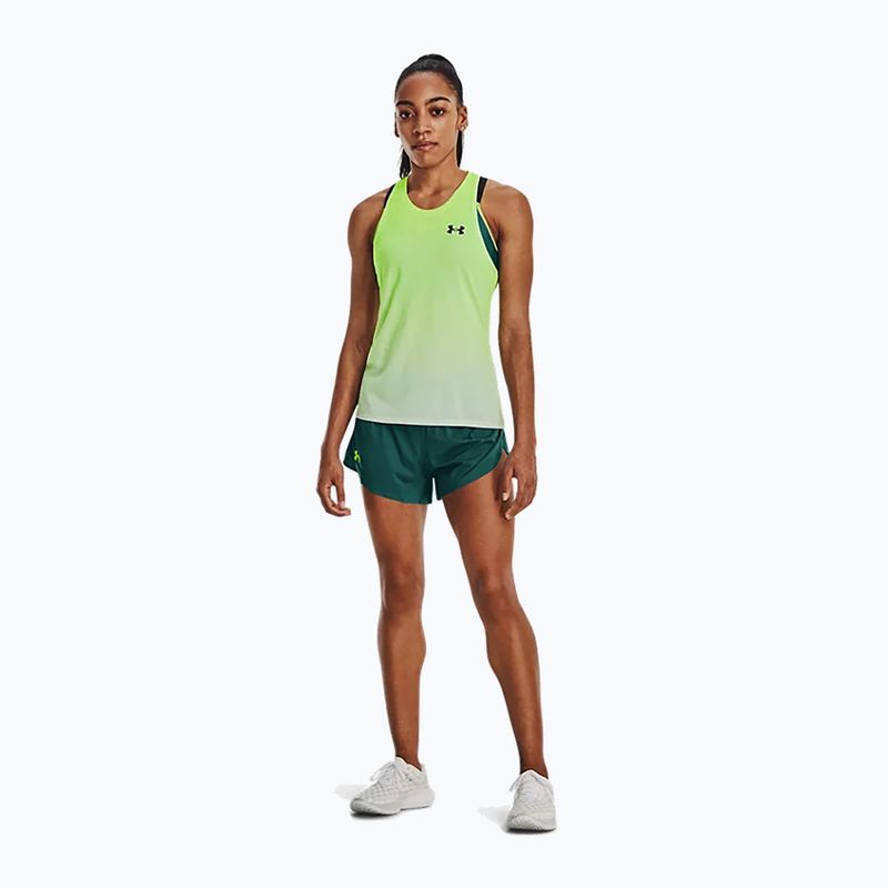 Dámské běžecké tílko Under Armour Rush Cicada Singlet žluté 1378404 2