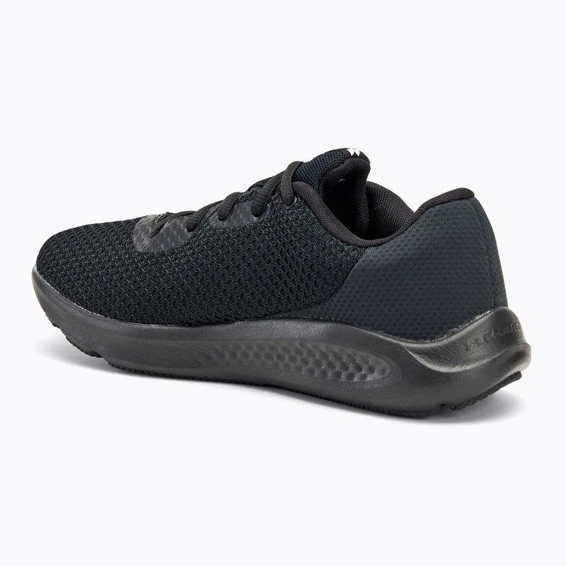 Dámské běžecké boty  Under Armour Charged Pursuit 3 black/black/metallic silver 3