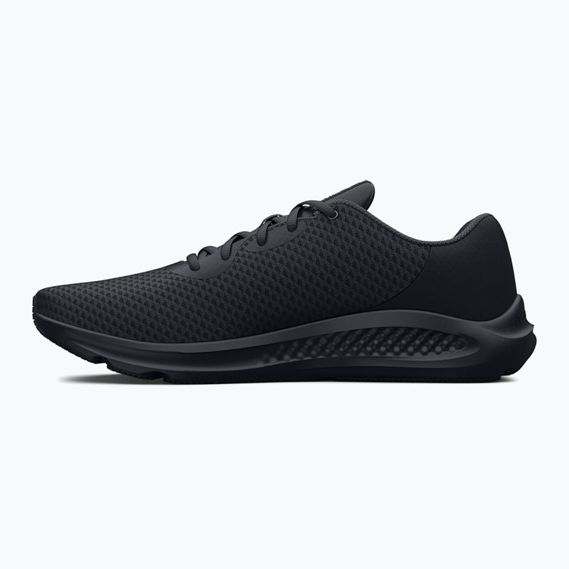 Dámské běžecké boty  Under Armour Charged Pursuit 3 black/black/metallic silver 9