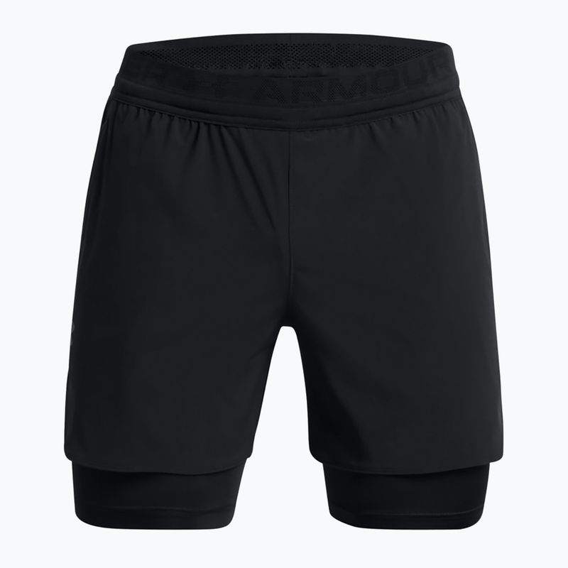 Pánské kraťasy  Under Armour Peak Woven 2in1 black/black 6