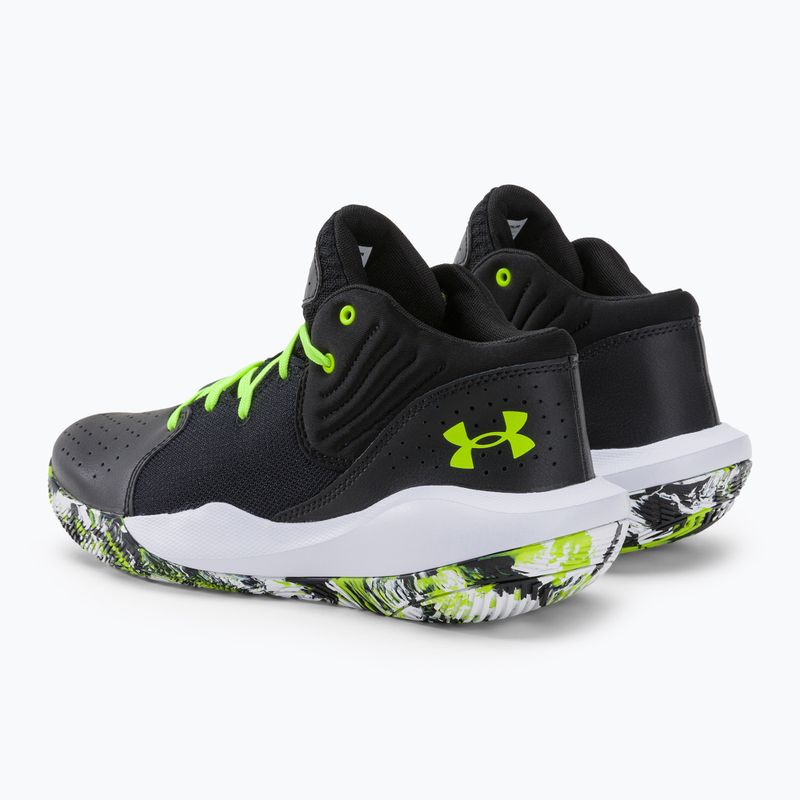 Dětské basketbalové boty Under Armour GS Jet '21 black-green 3024794 3
