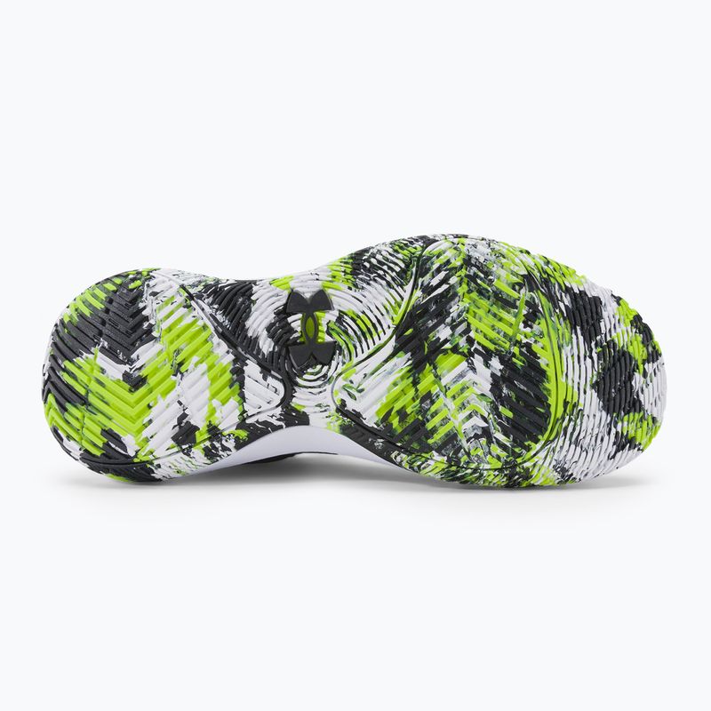 Dětské basketbalové boty Under Armour GS Jet '21 black-green 3024794 5