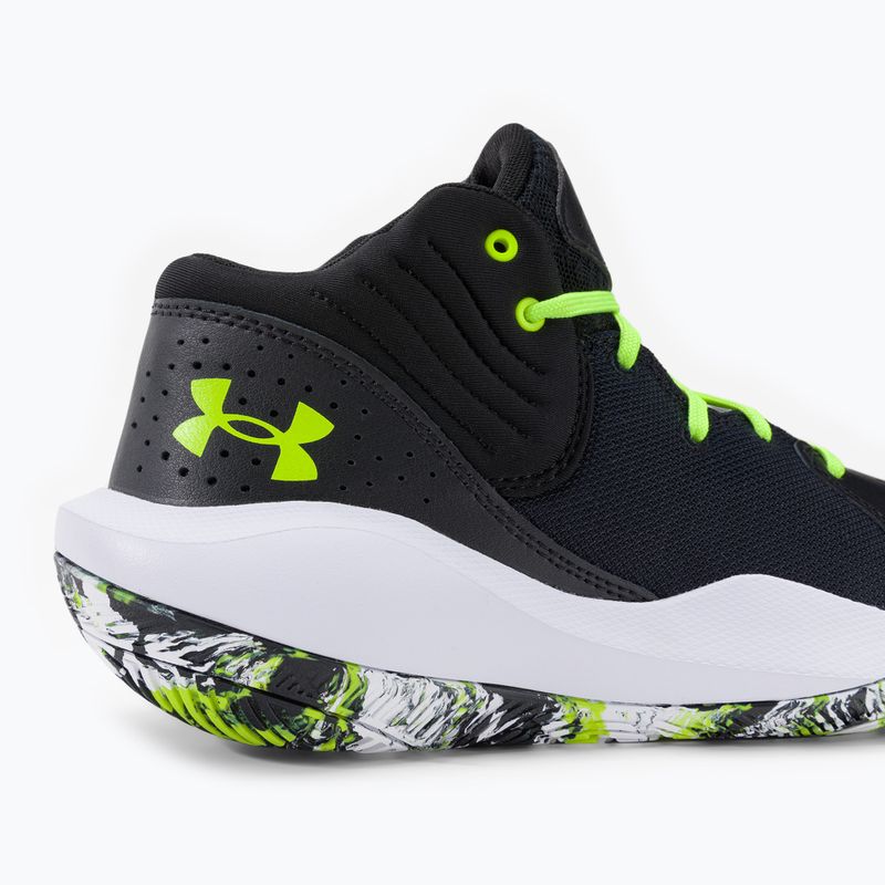 Dětské basketbalové boty Under Armour GS Jet '21 black-green 3024794 9