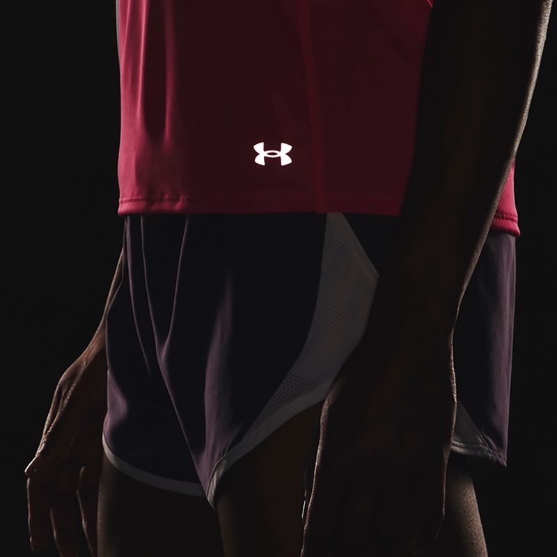Under Armour Fly By Tank dámské běžecké tílko růžové 1361394-683 3