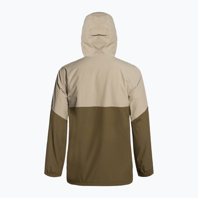 Pánská snowboardová bunda Volcom L Ins Gore-Tex hnědo-béžová G0452302 2