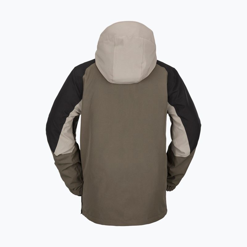 Pánská snowboardová bunda Volcom Brighton Pullover brown/black G0652315 2