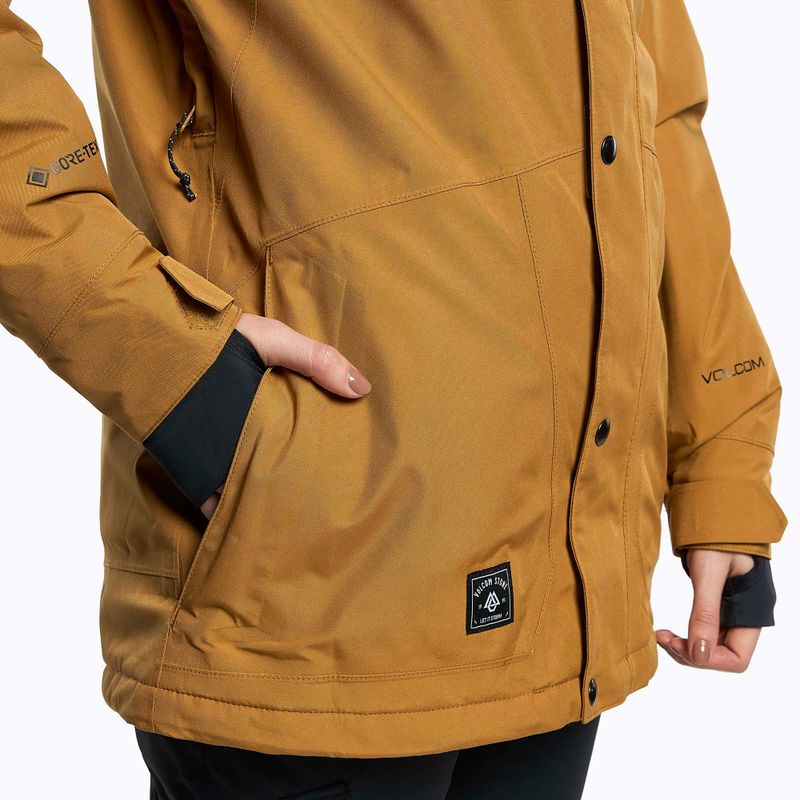 Dámská snowboardová bunda Volcom Ell Ins Gore-Tex Caramel H0452302 6
