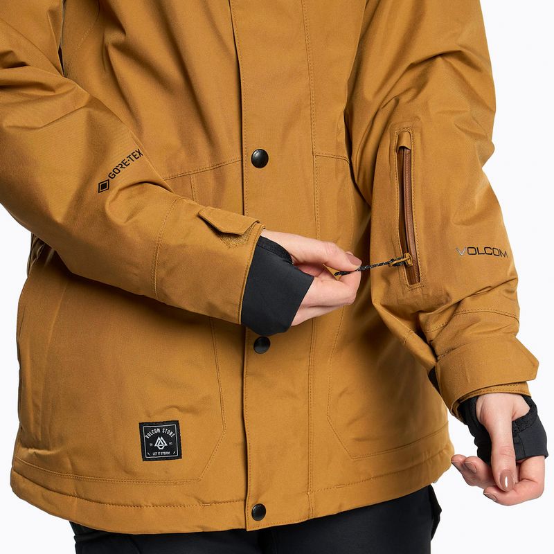 Dámská snowboardová bunda Volcom Ell Ins Gore-Tex Caramel H0452302 7