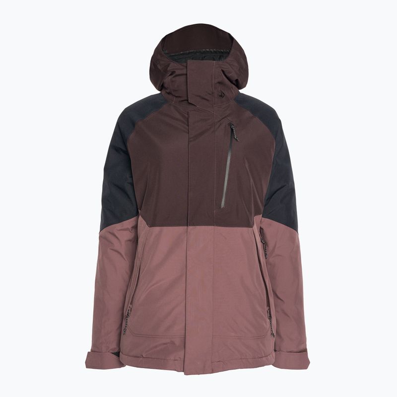 Volcom Aris Ins Gore hnědá/černá snowboardová bunda H0452311