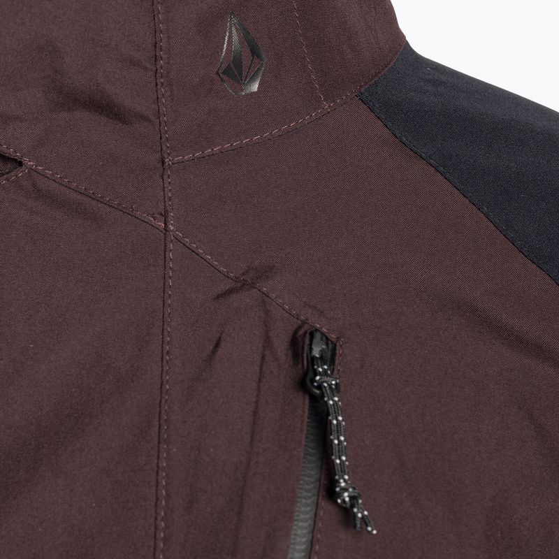 Volcom Aris Ins Gore hnědá/černá snowboardová bunda H0452311 3