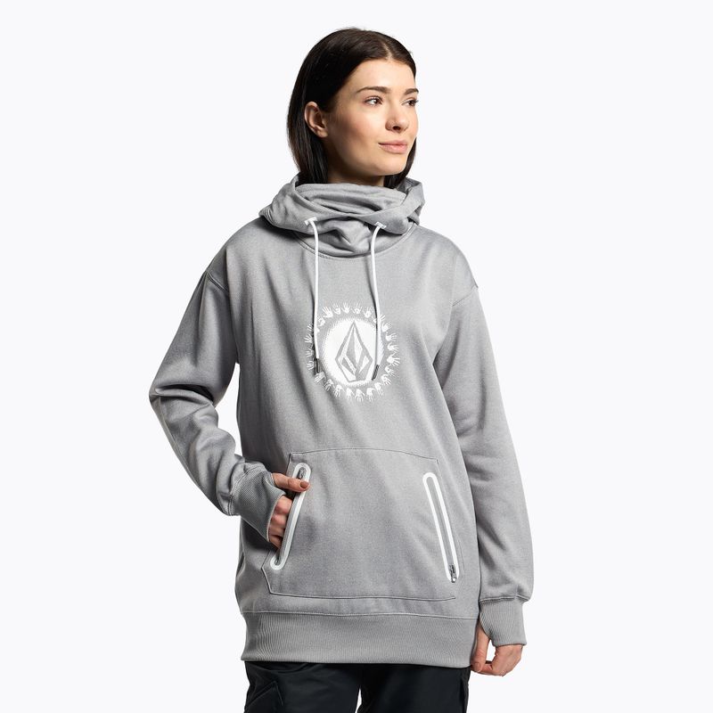 Dámská mikina Volcom Spring Shred Hoody šedá H4152303