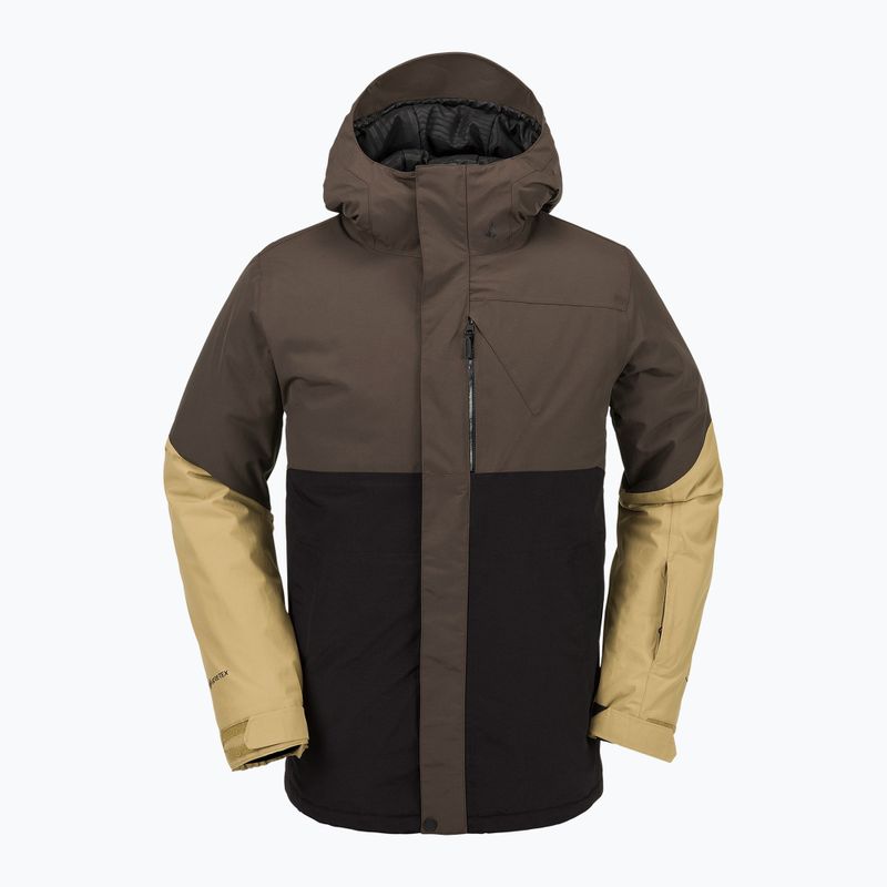 Pánská snowboardová bunda Volcom L Ins Gore-Tex brown