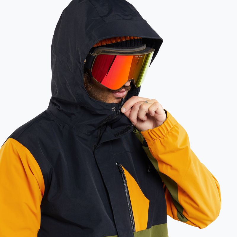 Pánská snowboardová bunda Volcom L Ins Gore-Tex gold 2