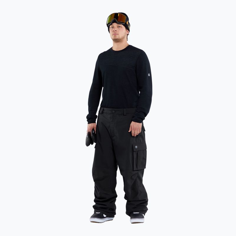 Pánské snowboardové kalhoty Volcom Nwrk Baggy black