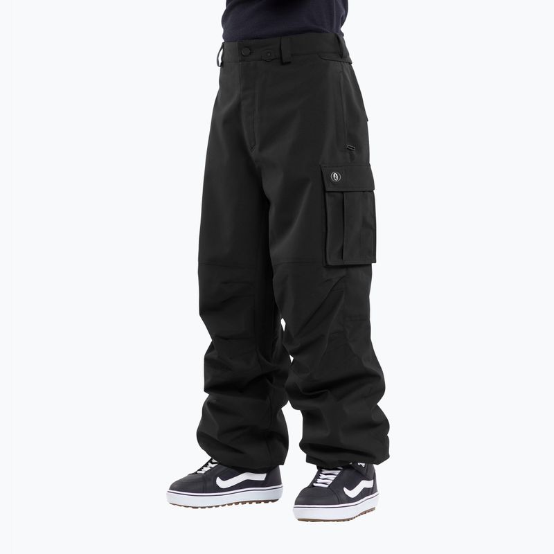 Pánské snowboardové kalhoty Volcom Nwrk Baggy black 3