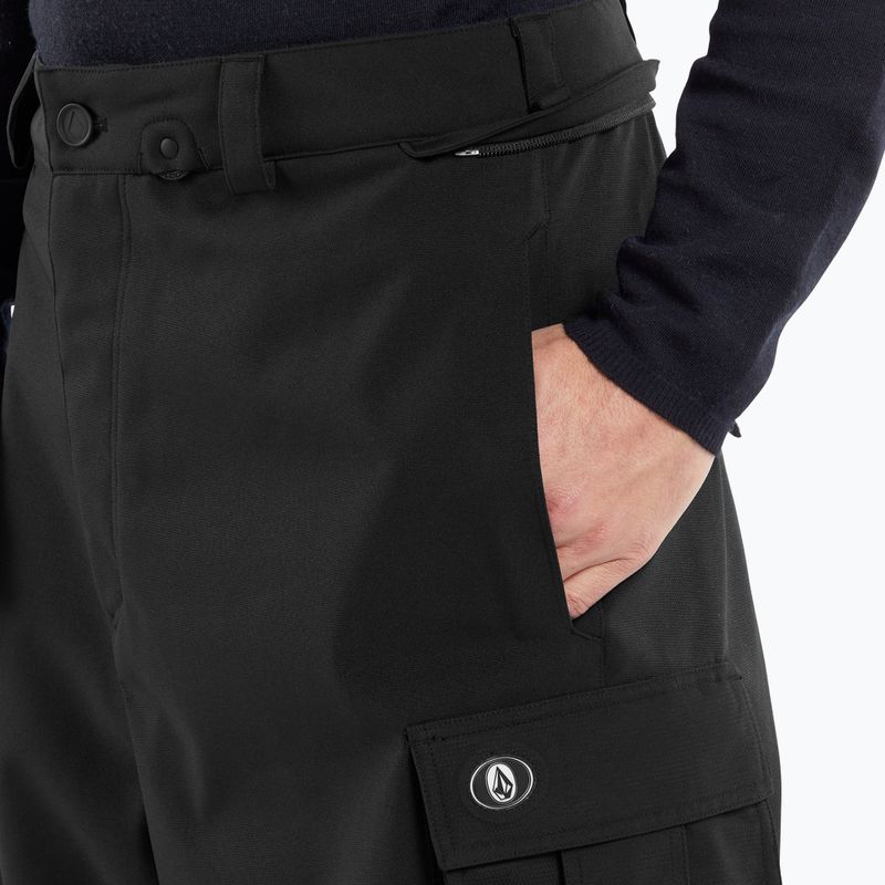Pánské snowboardové kalhoty Volcom Nwrk Baggy black 4