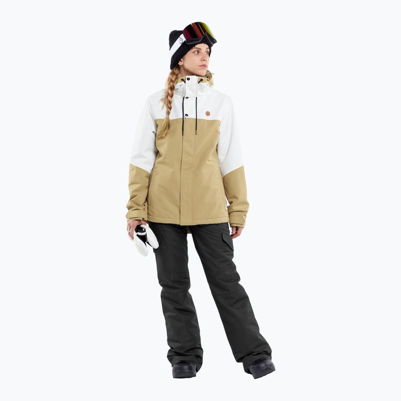 Dámská snowboardová bunda Volcom Bolt Ins dark khaki