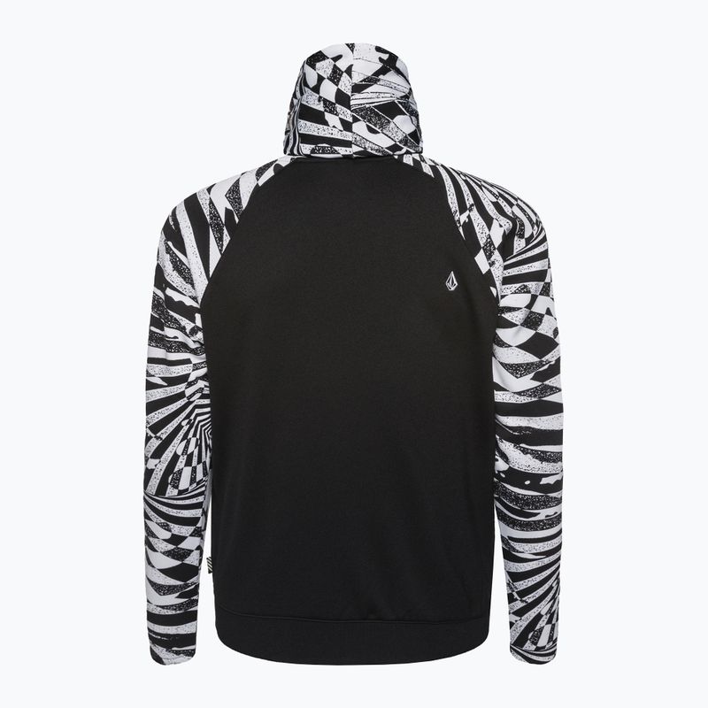 Pánská mikina Volcom Hydro Riding Hoodie black/white 2