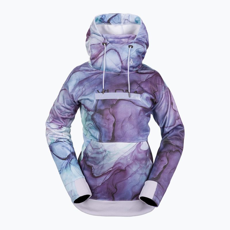 Dámská snowboardová mikina Volcom Hydro Riding Hoodie glacier ink