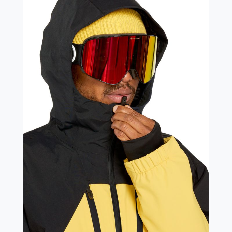 Pánská snowboardová bunda Volcom Tds 2L Gore-Tex dark yellow 4