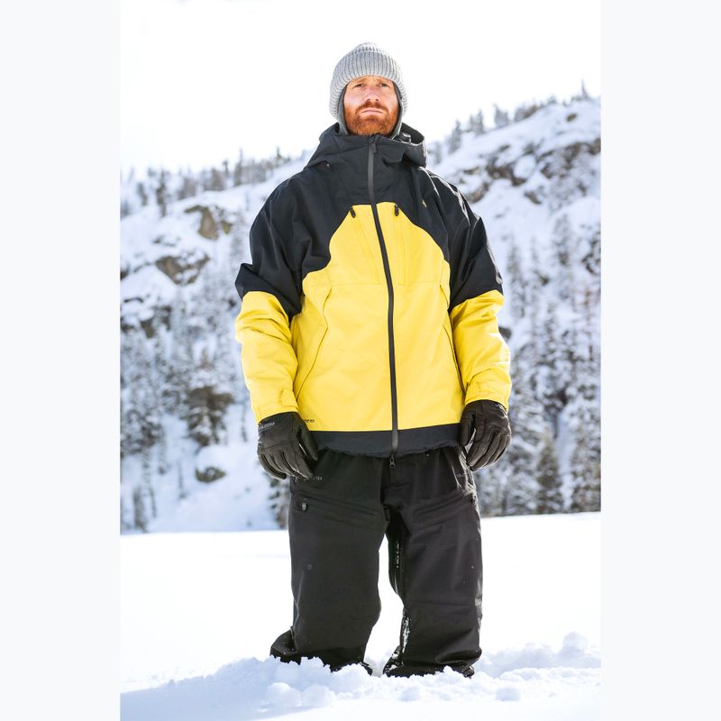 Pánská snowboardová bunda Volcom Tds 2L Gore-Tex dark yellow 13