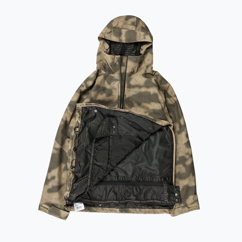 Pánská snowboardová bunda  Volcom Brighton Pullover camouflage 10