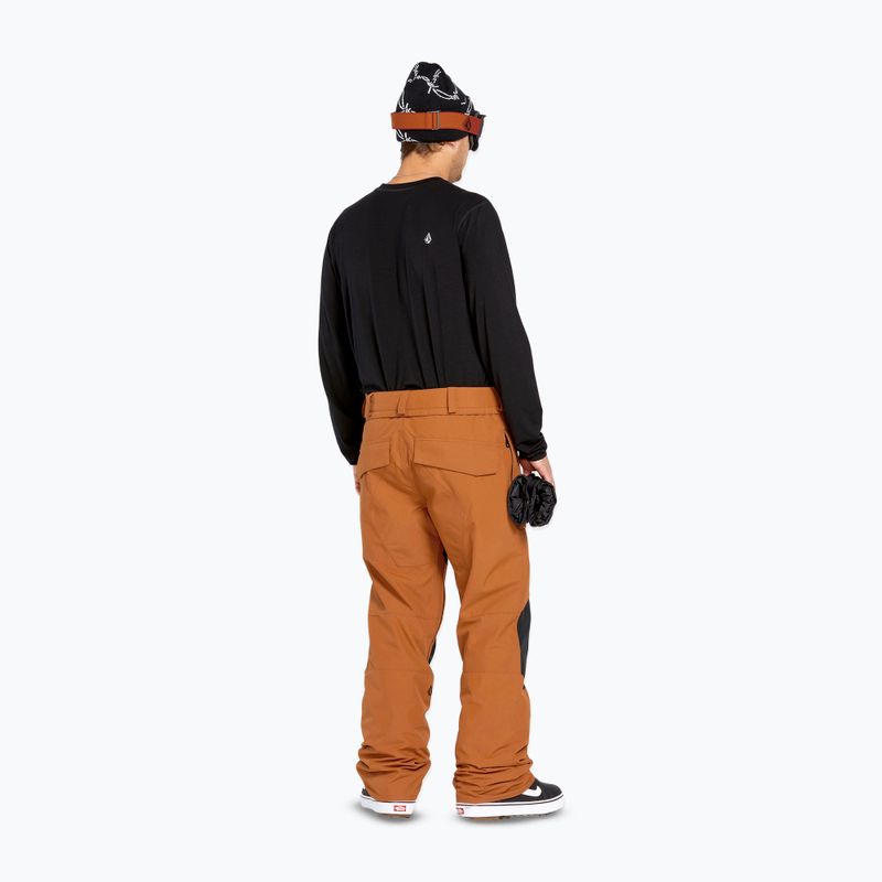 Pánské snowboardové kalhoty Volcom Roan caramel 3