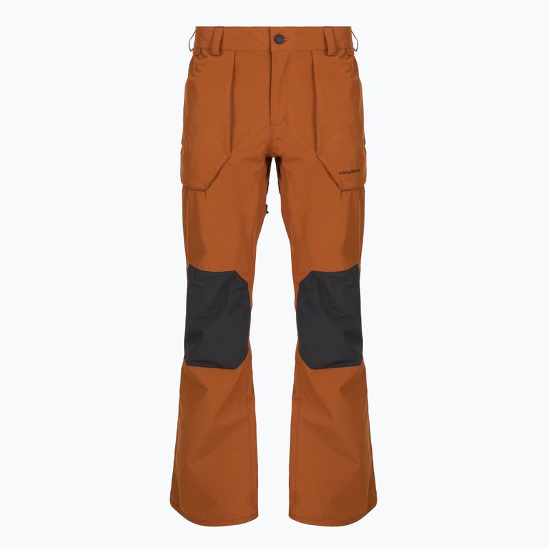 Pánské snowboardové kalhoty Volcom Roan caramel 7