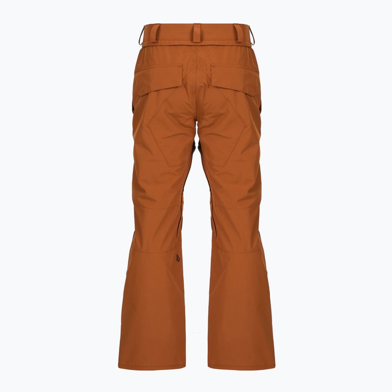 Pánské snowboardové kalhoty Volcom Roan caramel 8