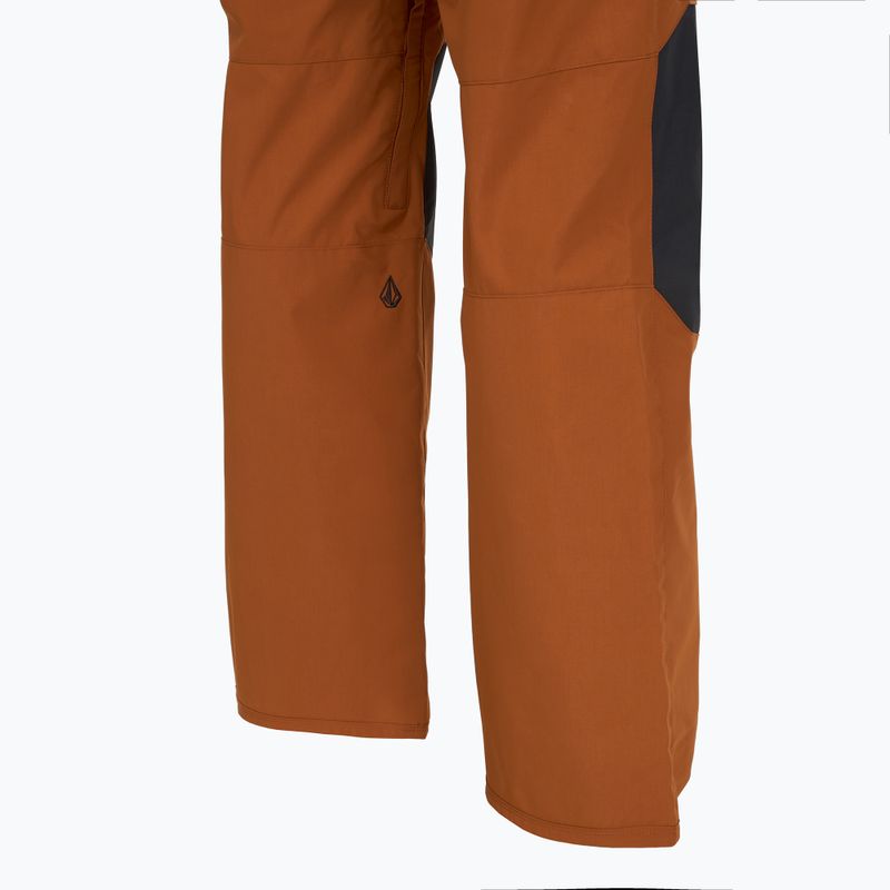 Pánské snowboardové kalhoty Volcom Roan caramel 10