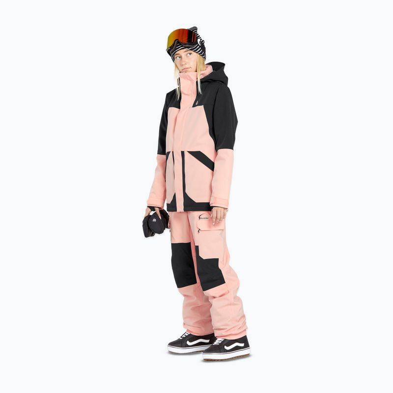 Dámská snowboardová bunda Volcom Shelter 3D Stretch coral haze 2