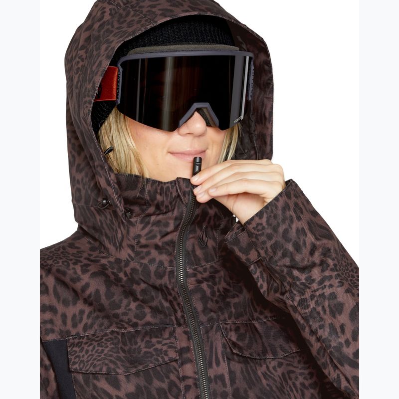 Dámská snowboardová kombinéza Volcom Shiloh Snow leopard 5
