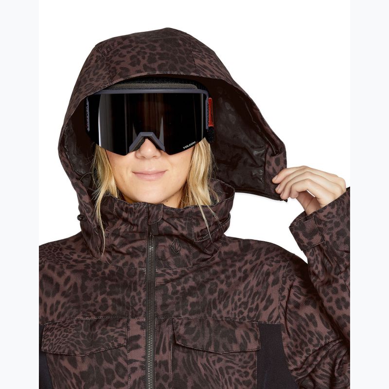 Dámská snowboardová kombinéza Volcom Shiloh Snow leopard 6