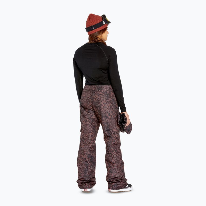 Dámské snowboardové kalhoty Volcom Bridger Ins leopard 3