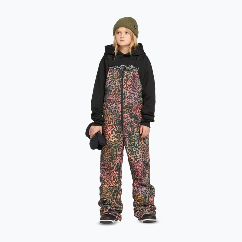 Dětské snowboardové kalhoty Volcom Barkley Ins Bib Overall acid