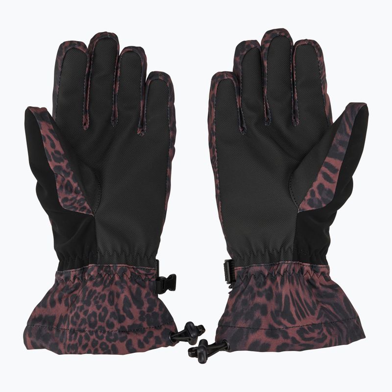 Dámské snowboardové rukavice Volcom V.Snow Over Glove leopard 3