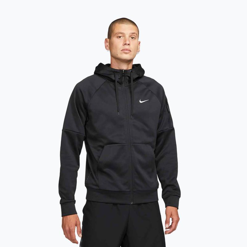 Pánská tréninková mikina Nike Therma Fit Full-Zip black/black/white