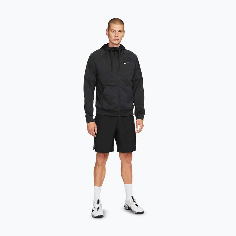 Pánská tréninková mikina Nike Therma Fit Full-Zip black/black/white 2