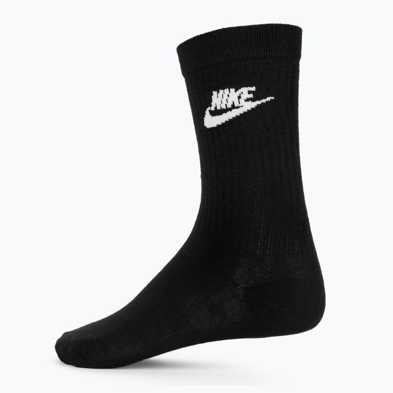 Nike Sportswear Everyday Essential ponožky 3 páry black/white 2