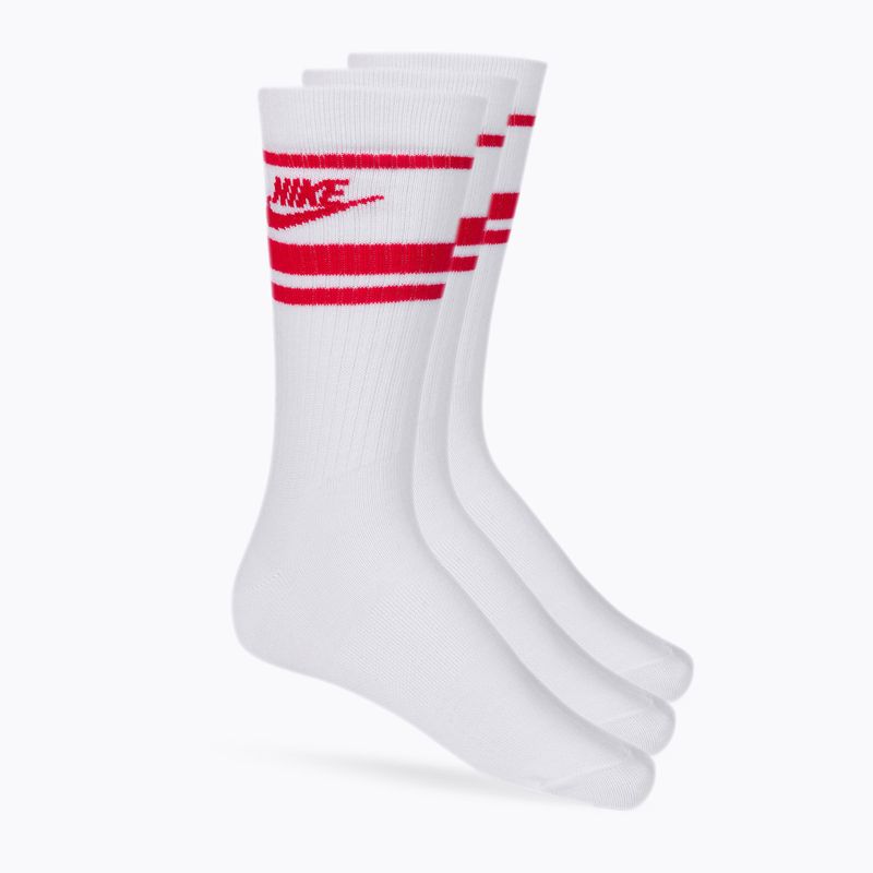 Tréninkové ponožky Nike Sportswear Everyday Essential bílo-červené DX5089-102