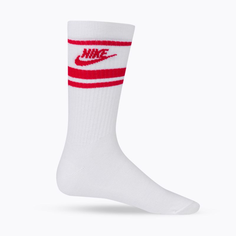 Tréninkové ponožky Nike Sportswear Everyday Essential bílo-červené DX5089-102 3