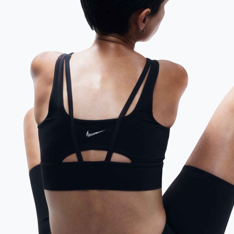 Sportovní podprsenka Nike Zenvy se střední podporou black/sail 6