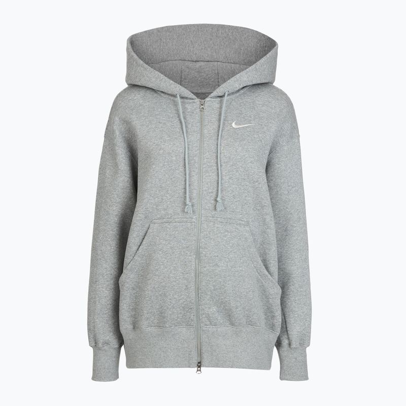 Dámská mikina Nike Sportswear Phoenix Fleece dark grey heather/sail 10