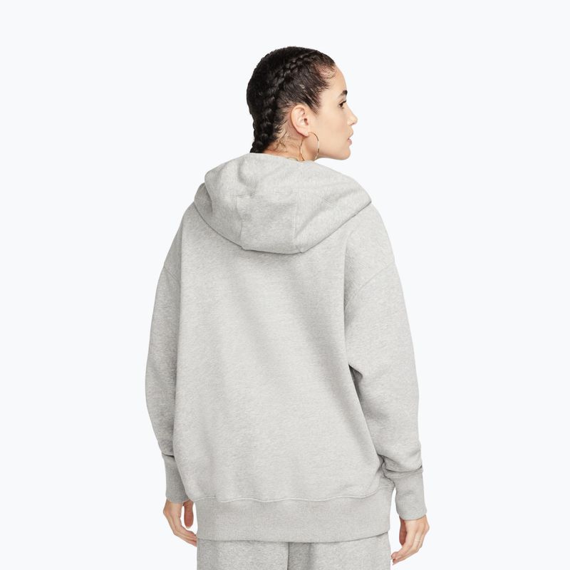 Dámská mikina  Nike Sportswear Phoenix Fleece dark grey heather/sail 3